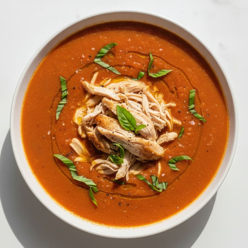 Roasted Tomato Basil Soup