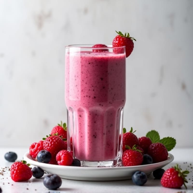 Triple Berry Protein Power Smoothie