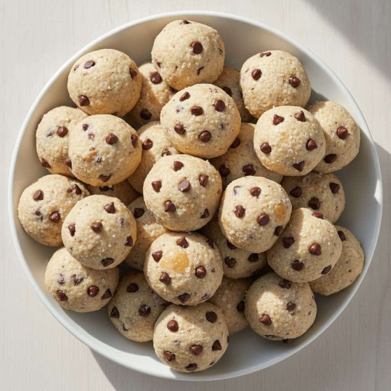 No-Bake Chocolate Chip Protein Bites