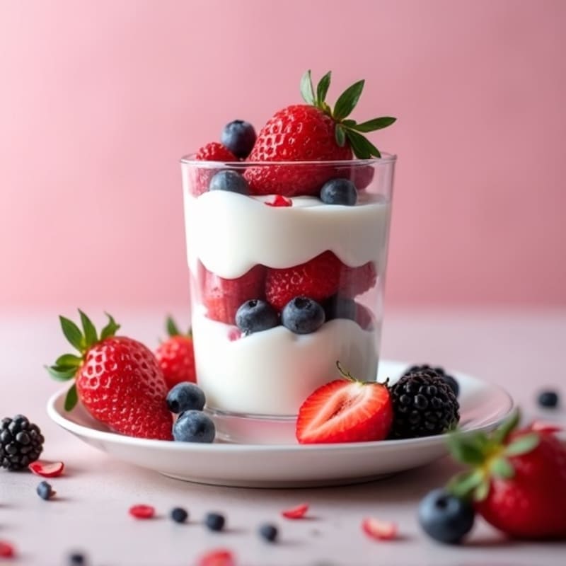 Coconut Yogurt Berry Protein Parfait