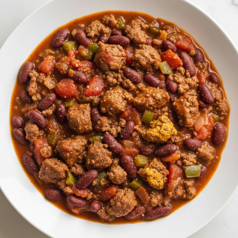 Hearty Slow Cooker Beef Chili