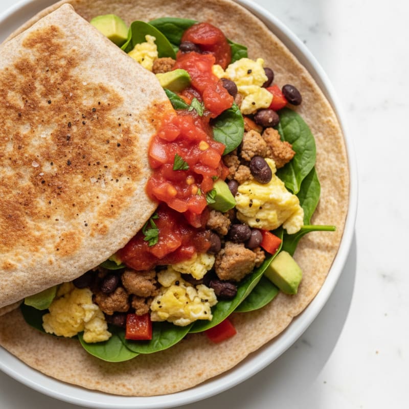 Ultimate Loaded Breakfast Burrito