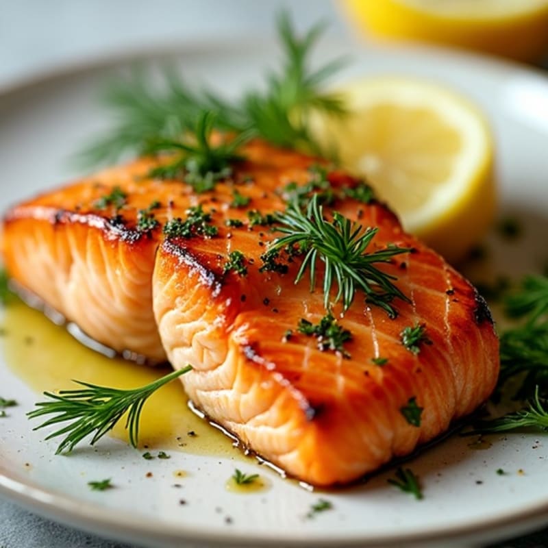 Citrus-Herb Grilled Salmon with Fresh Herbs