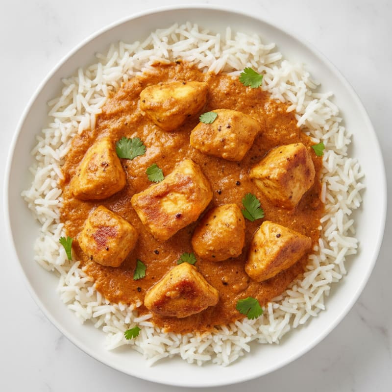 Spiced Butter Chicken with Basmati Rice