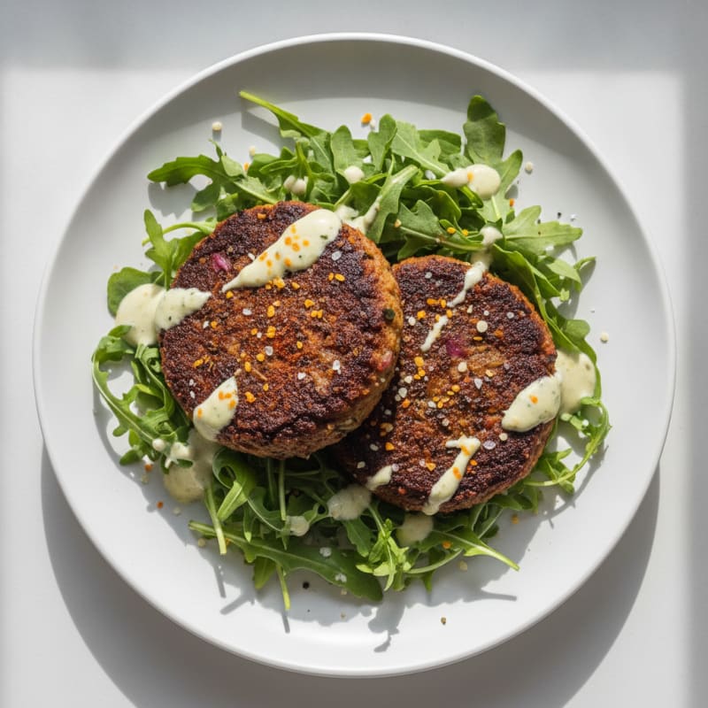 Spiced Black Bean Burgers