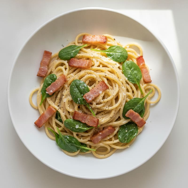 Classic Carbonara with Pancetta and Egg
