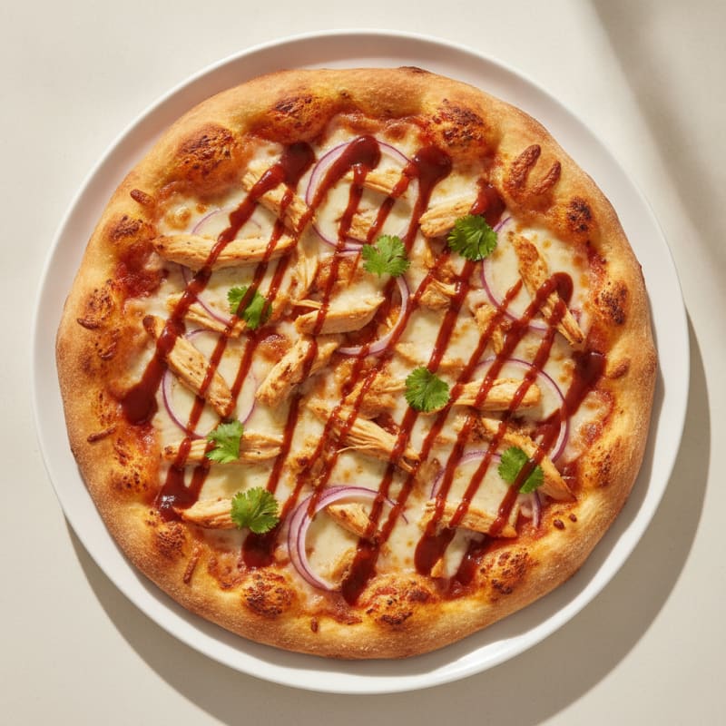 High-Protein BBQ Chicken Pizza