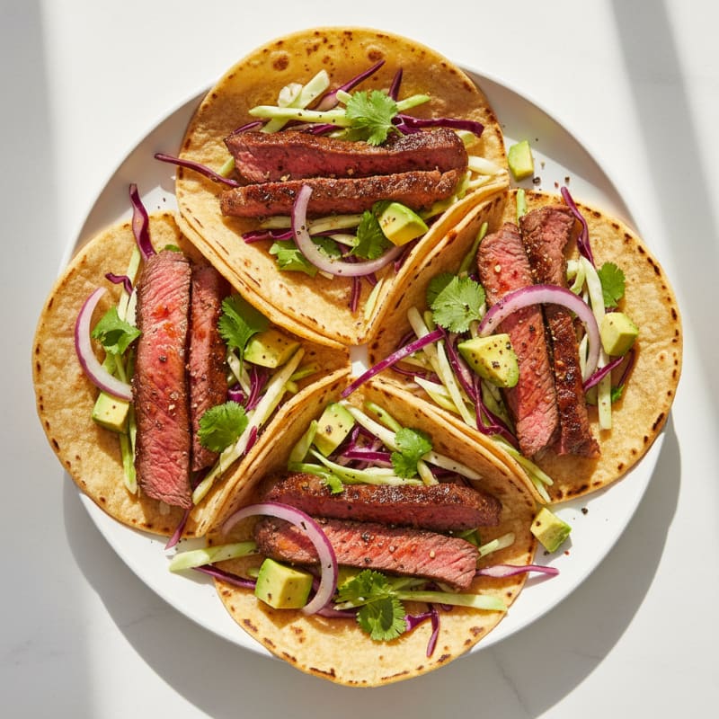 Smoky Chili-Lime Steak Tacos