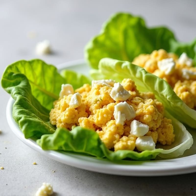 Fresh Egg Salad Lettuce Wraps