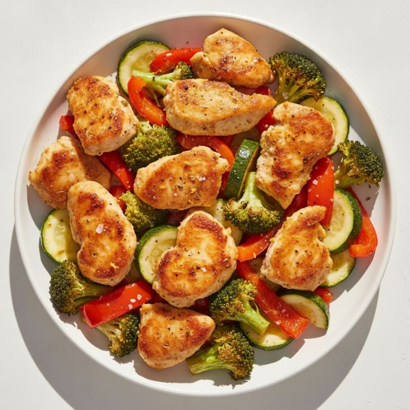 Sheet Pan Lemon Herb Chicken and Veggies