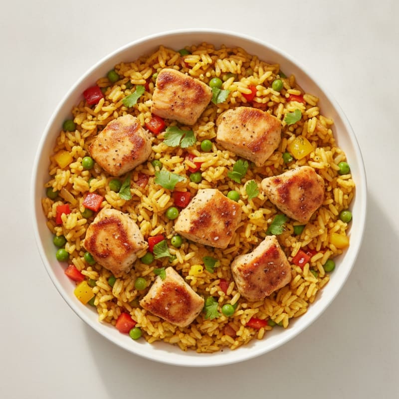 Savory Chicken and Rice Skillet