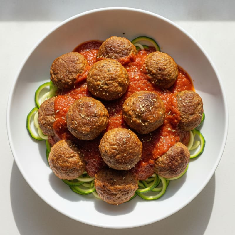 Classic Beef Meatballs with Marinara Sauce