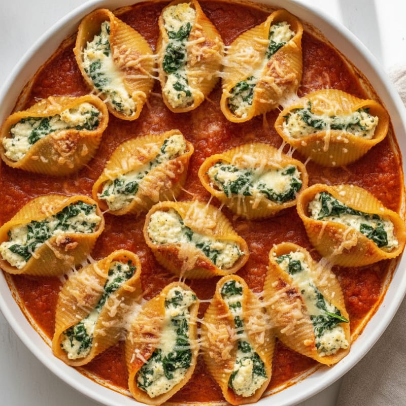 Spinach & Ricotta Stuffed Shells