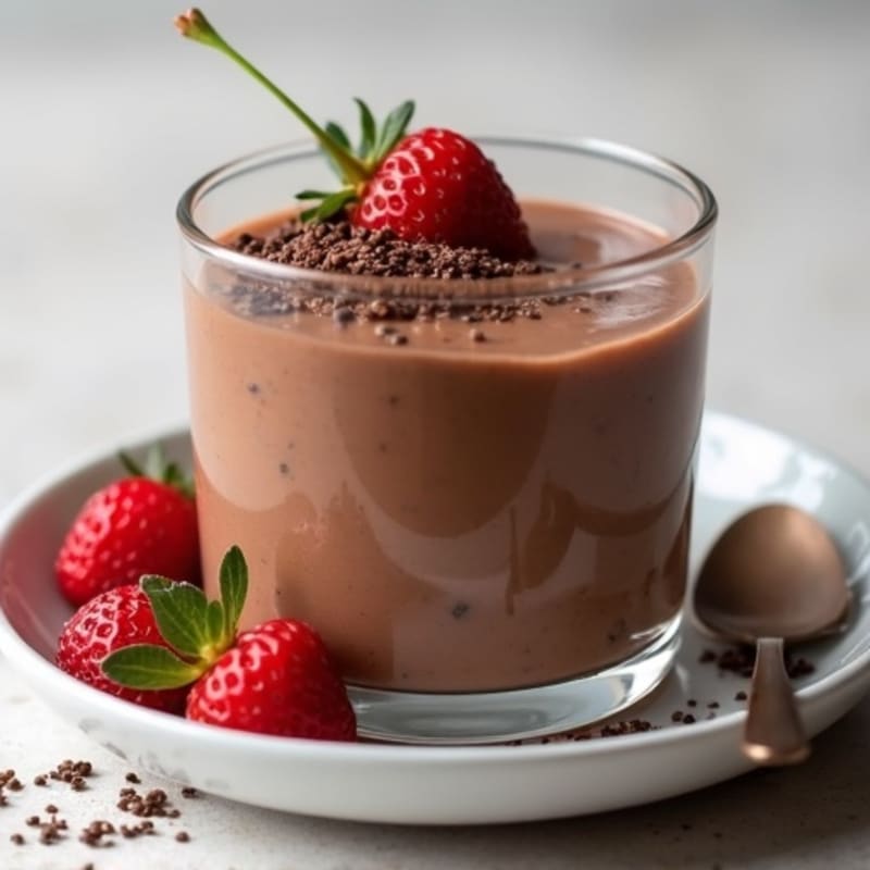 Silky Chocolate Protein Pudding