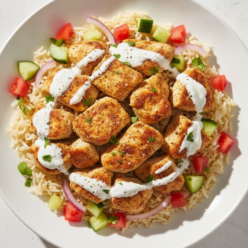 Chicken Shawarma Rice Bowl