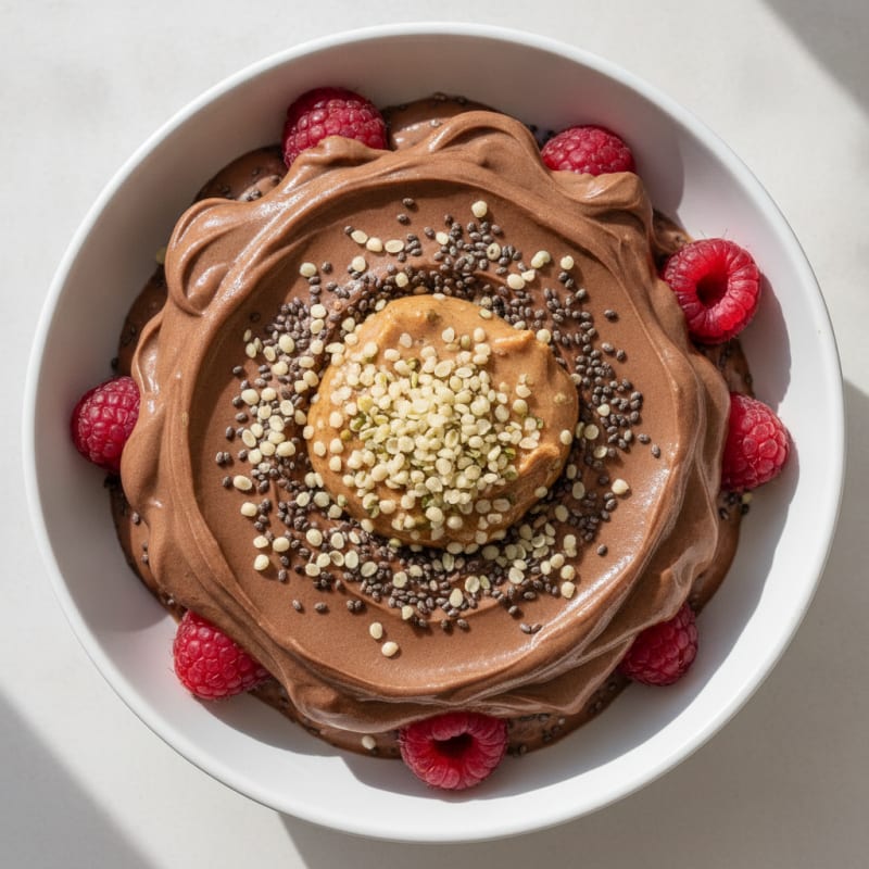 Silky Chocolate Protein Greek Yogurt Parfait
