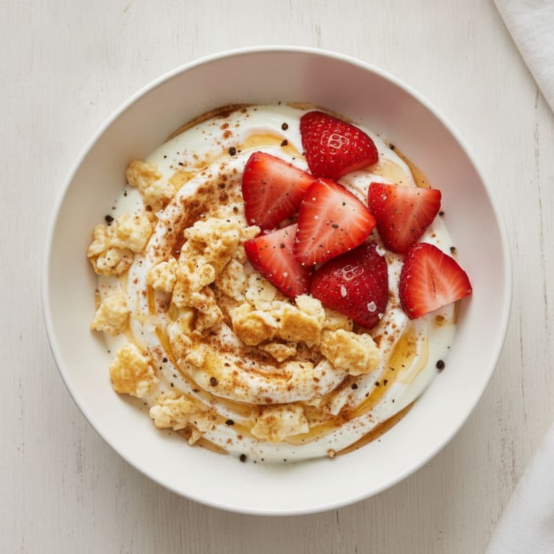Strawberry Greek Yogurt Protein Bowl