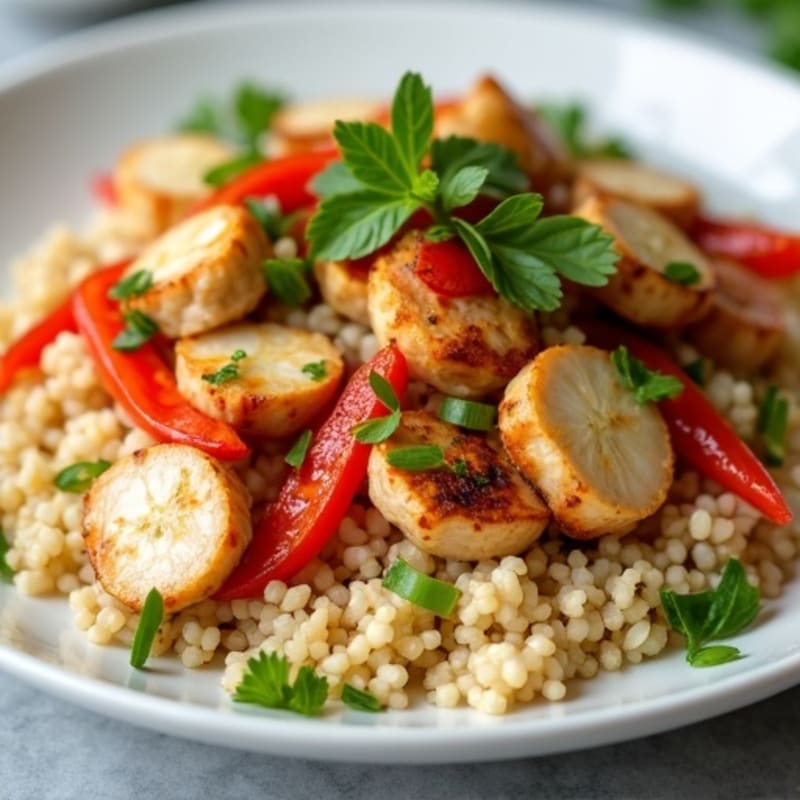 Cauliflower Rice Chicken Stir-Fry