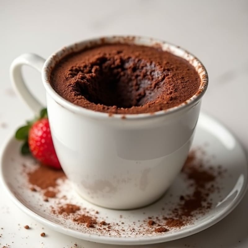 Protein-Rich Double Chocolate Mug Cake