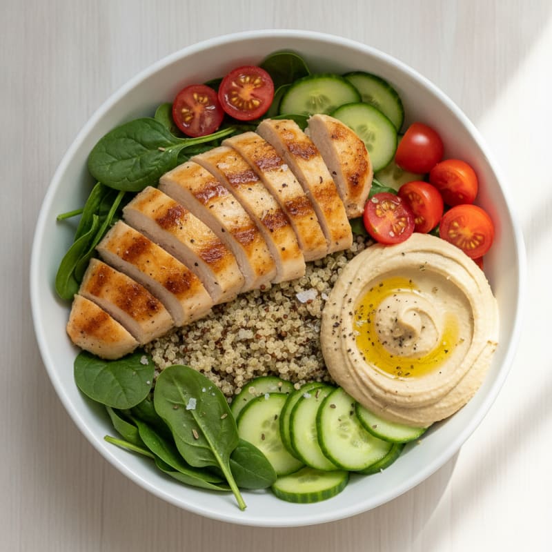 Clean-Eating 'Fast Food' Chicken Power Bowl