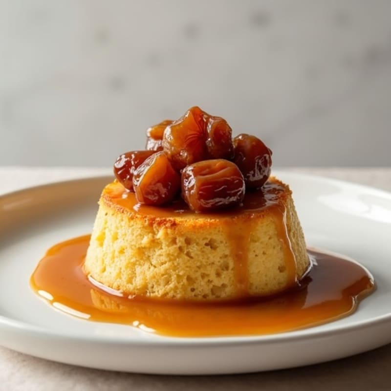 Healthy Vegan Sticky Toffee Pudding