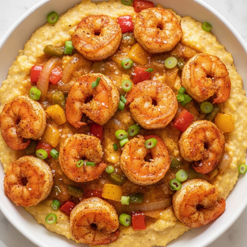 Cajun Shrimp and Grits