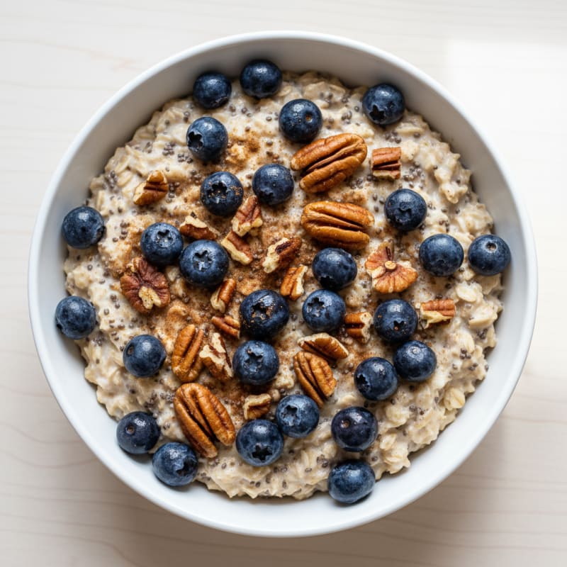 Blueberry Pecan Overnight Oats