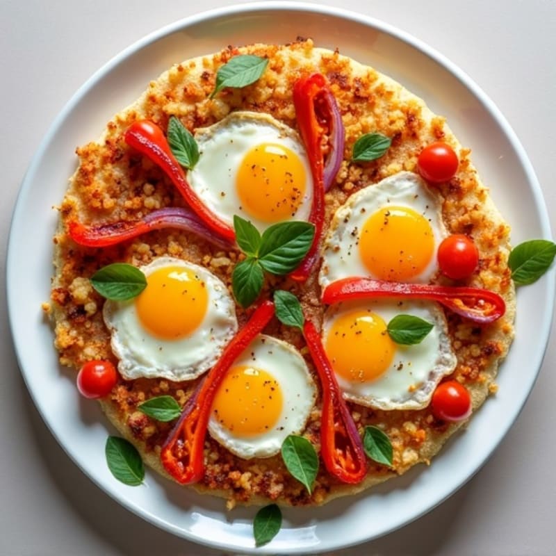 Crispy Chicken & Roasted Vegetable Pizza