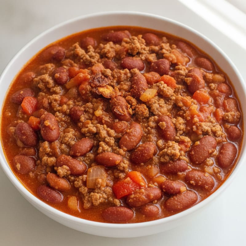 Hearty Beef and Bean Chili