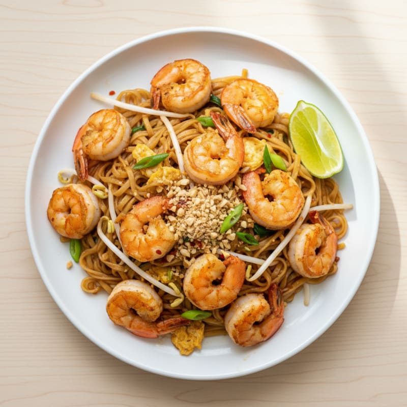 Shrimp Pad Thai Noodles