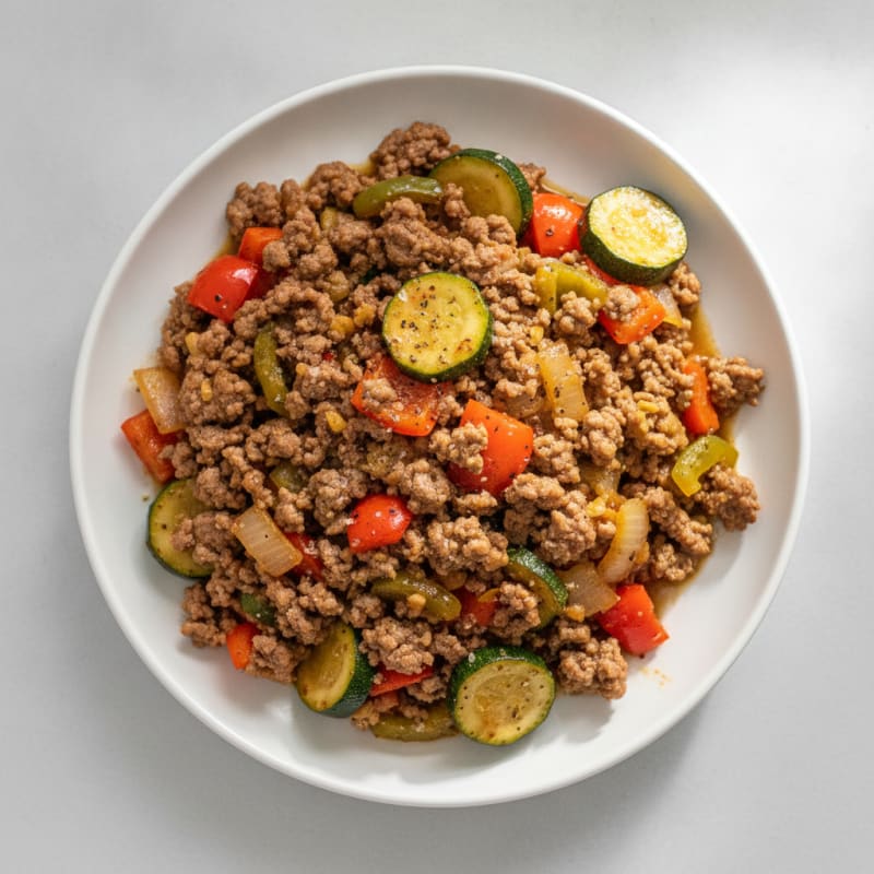 Ground Beef and Vegetable Skillet