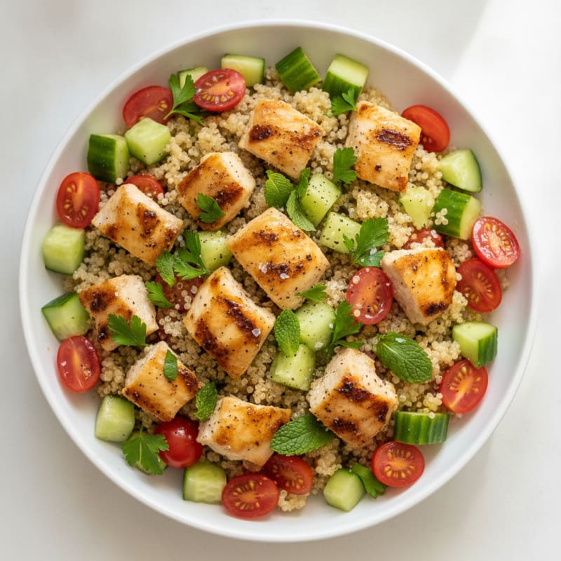 Lemon Herb Quinoa Protein Bowl
