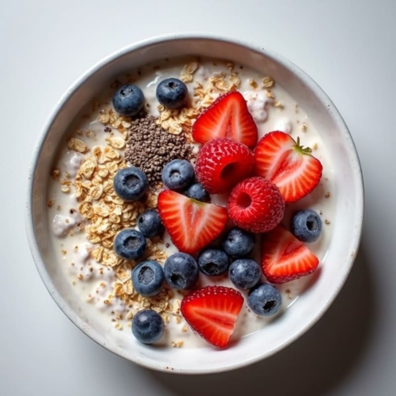 Creamy High Protein Overnight Oats