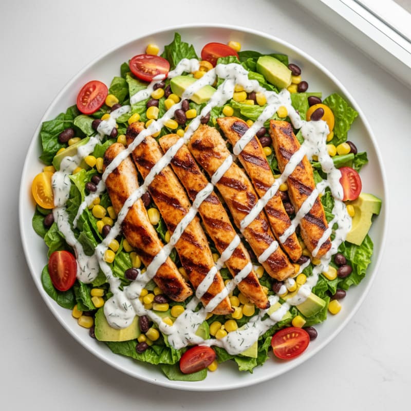 Smoky BBQ Chicken Ranch Salad