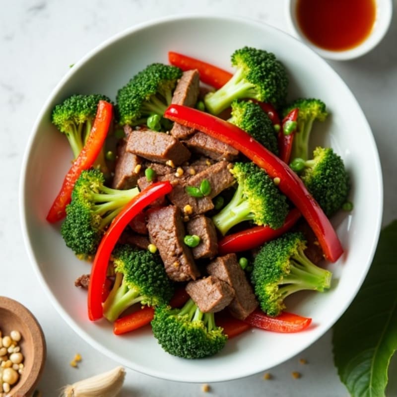 Garlic Ginger Beef and Broccoli Stir-Fry