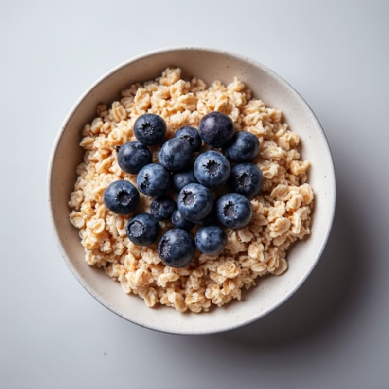 Protein-Packed Blueberry Oatmeal Bowl