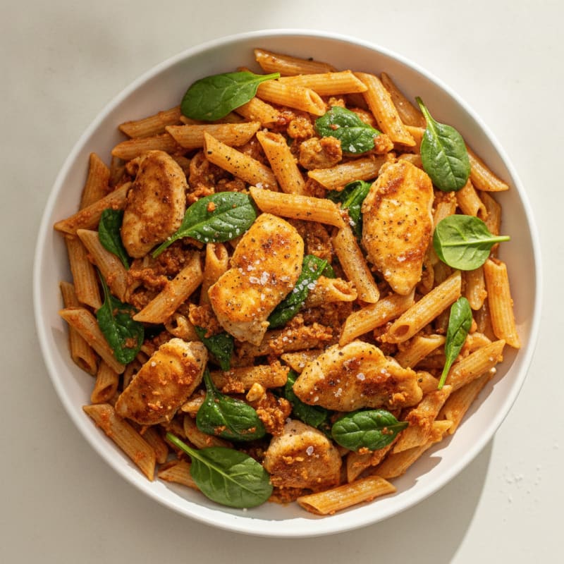 Sun-Dried Tomato Pesto Chicken Pasta