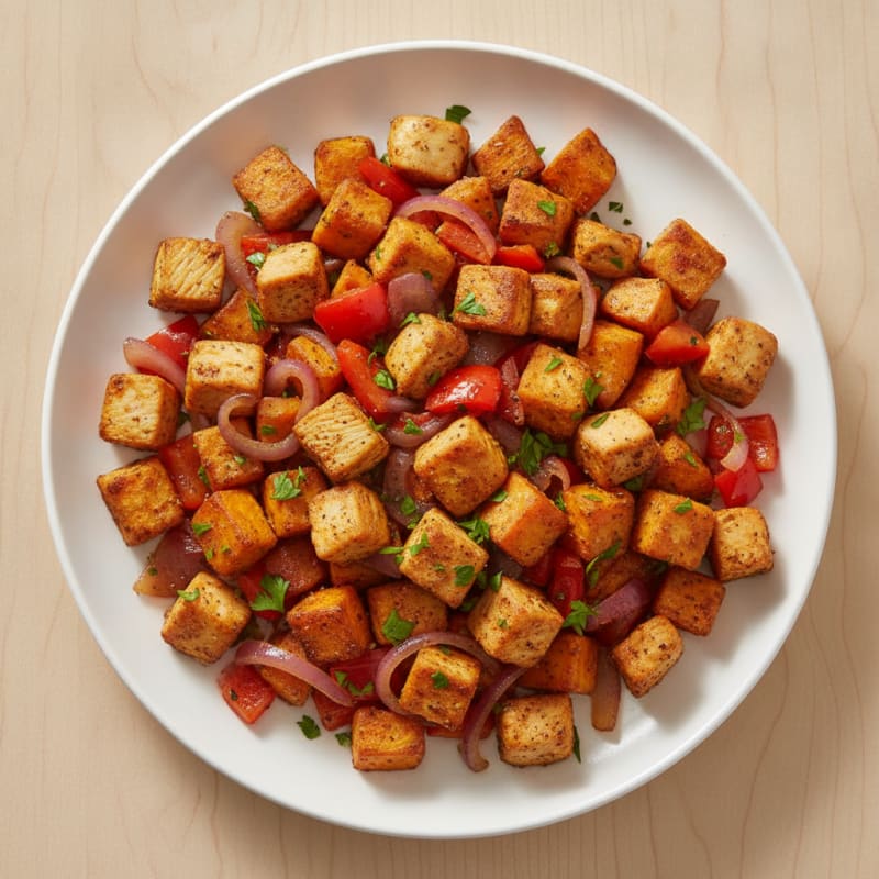 Roasted Chicken and Sweet Potato Hash