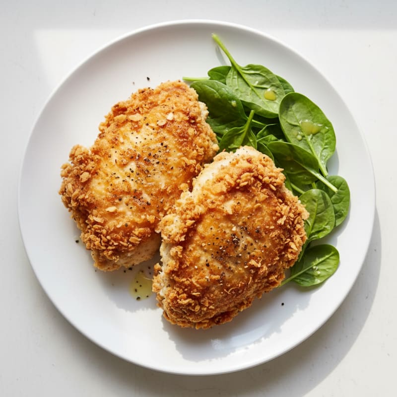Crispy Buttermilk Fried Chicken Thighs