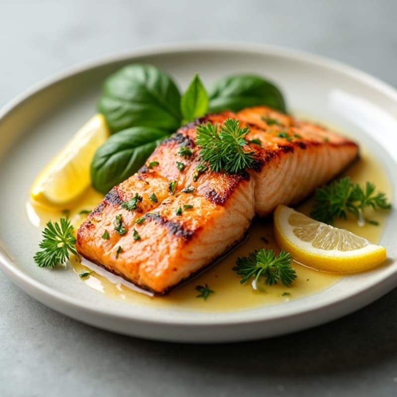 Citrus-Herb Grilled Salmon with Fresh Herbs