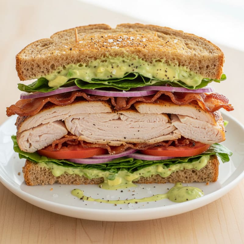 Hearty Turkey Club Sandwich