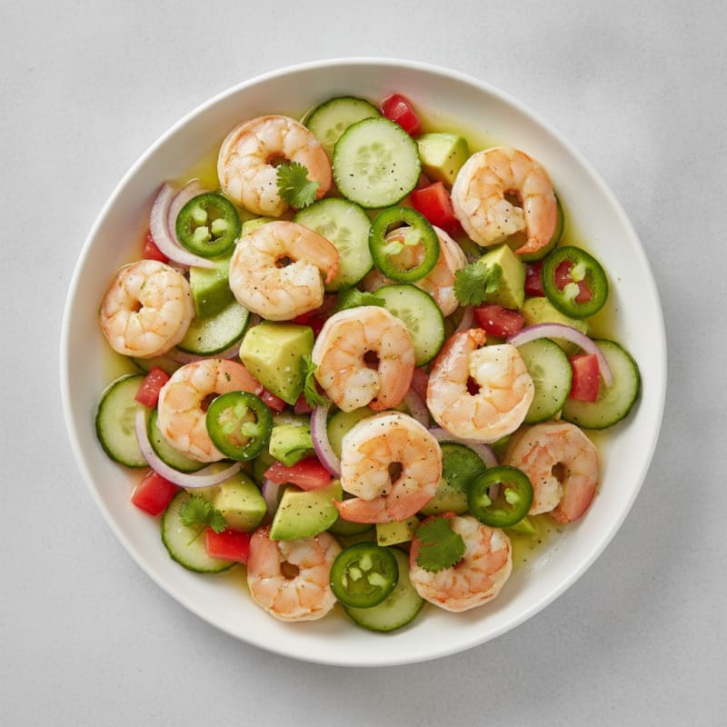 Zesty Shrimp Avocado Ceviche