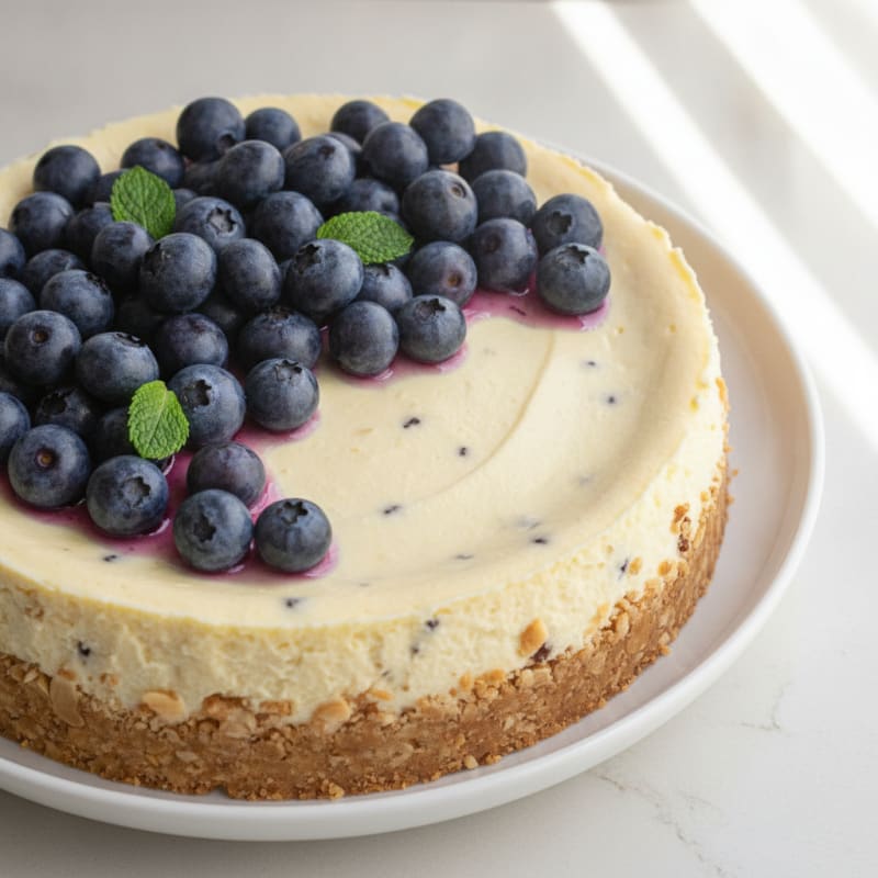 Creamy Greek Yogurt Protein Cheesecake