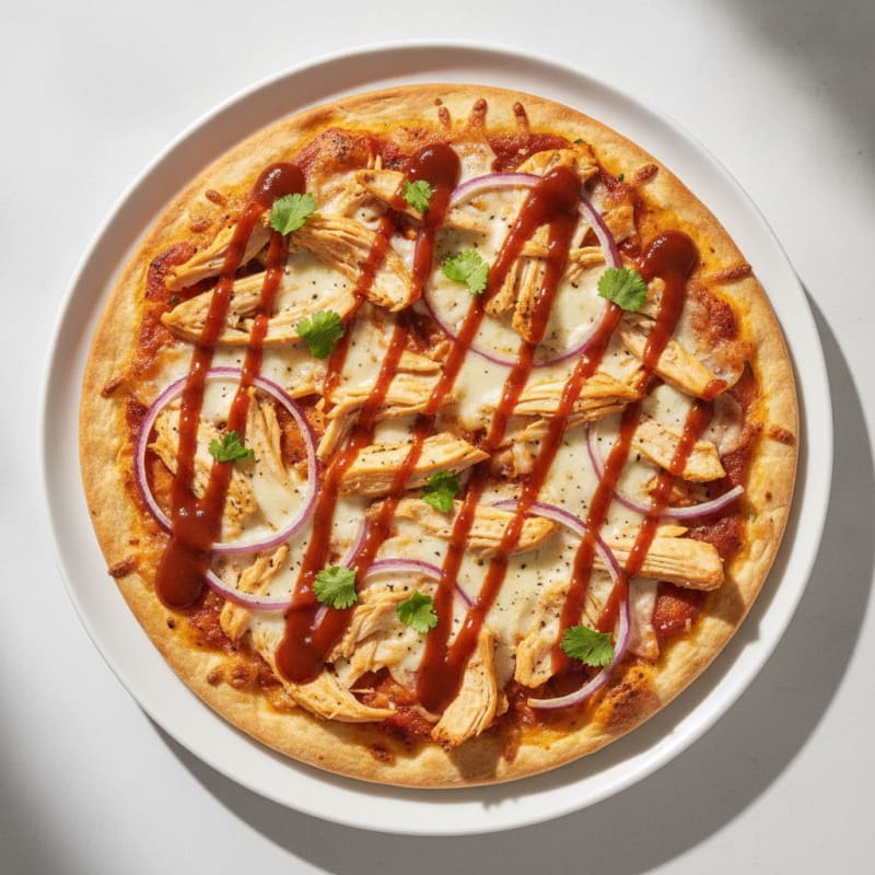 High-Protein BBQ Chicken Pizza