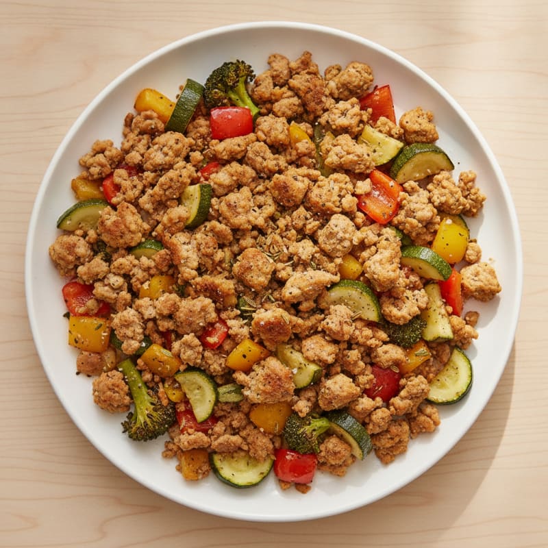 Sheet Pan Sausage and Roasted Vegetables
