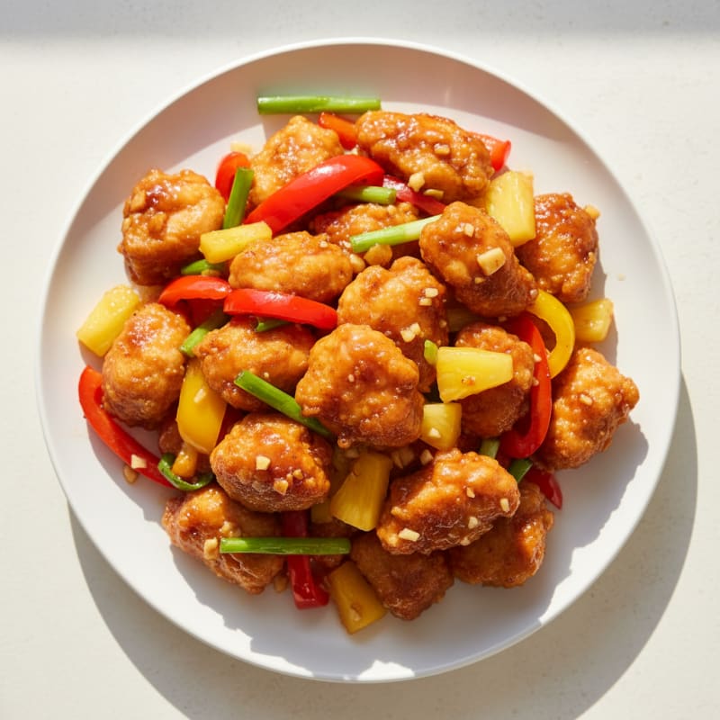 Crispy Sweet and Sour Chicken Stir-Fry