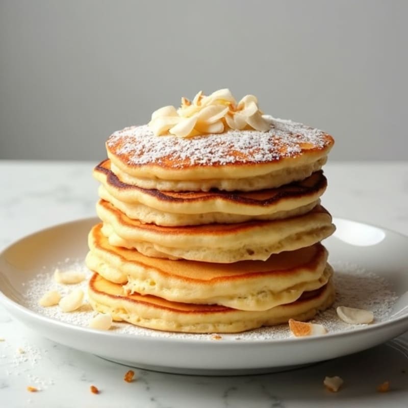 Healthy Fluffy Coconut Pancakes