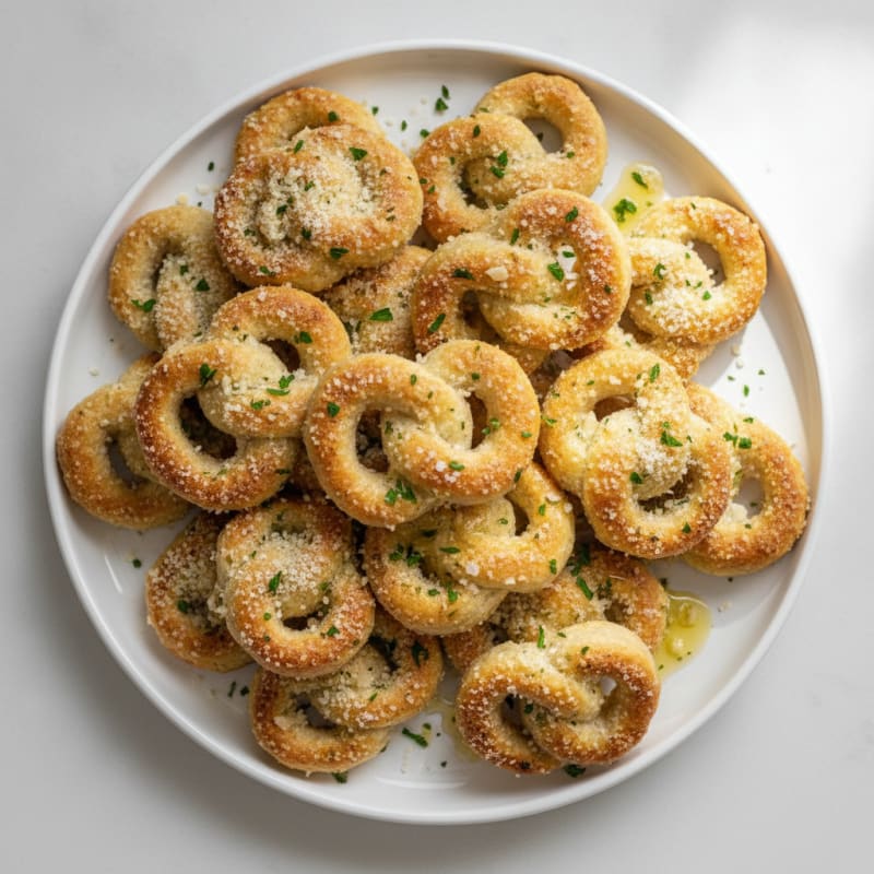 Garlic Parmesan Pretzel Bites