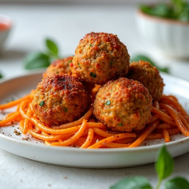Crispy Baked Lentil Meatballs