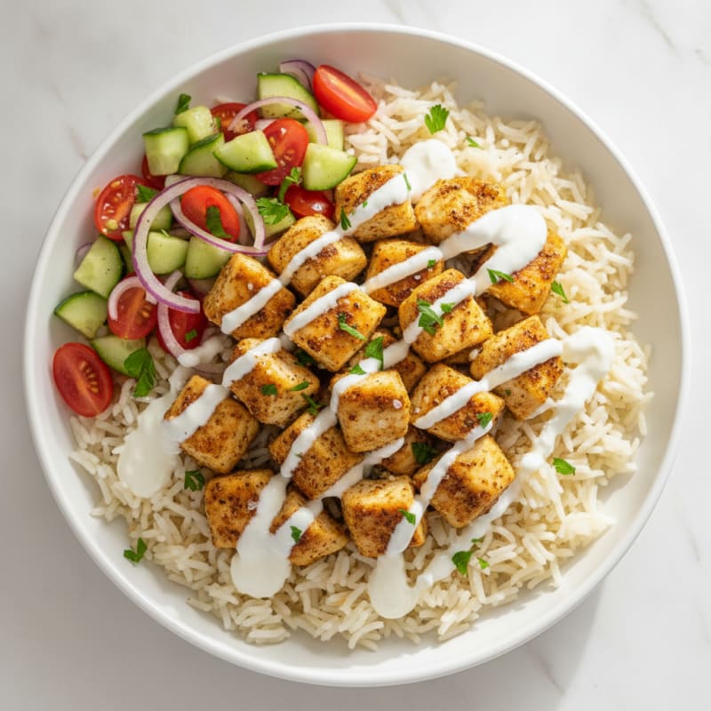 Chicken Shawarma Rice Bowl